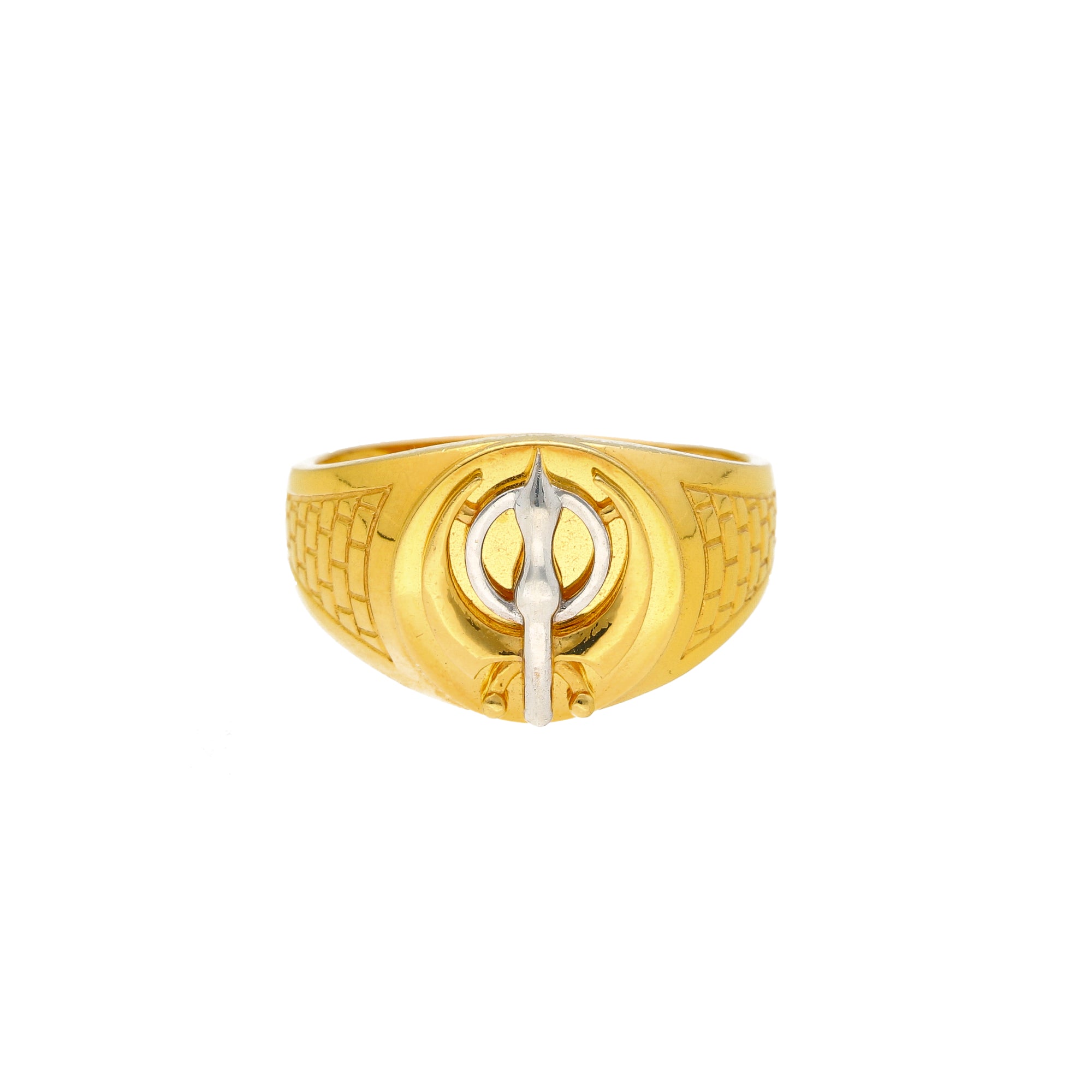 Mens Gold Dollar Sign Nugget Ring | Solitaire Jewelers – SOLITAIRE JEWELERS